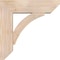 Ekena Millwork Thorton Slat Smooth Bracket w/ Offset Brace, Douglas Fir, 7 1/2"W x 26"D x 26"H BKT0806X26X26THR06SDF - alternate 4